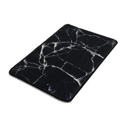 Covoras de baie Chilai Home 359CHL1740, 60x40 cm, Bumbac, Poliuteran, Antiderapant, Negru