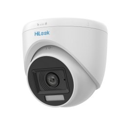 Camera Hikvision HiLook Turbo HD, ColorVu, 2MP, lentila 2.8mm, IR 20m, Lumina Alba 20m, Microfon - THC-T129-LPS