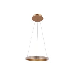 Lustră LED pe cablu HASHIM LED/22W/230V d. 40 cm cupru