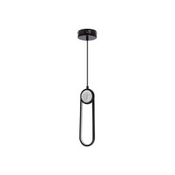 Lustră LED pe cablu LACRIMA LED/15W/230V 3000K negru