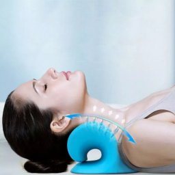 Dispozitiv perna cervicala pentru relaxarea Gatului si umerilor