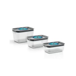 Set accesorii blender de masa cu vacuum VitaMaxx MSZV0FC3 3 caserole pentru vidare 0, 9 l, 1,2 l și 1,7 l