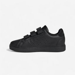 Încălțăminte cu benzi cu arici Educație fizică ADIDAS Advantage Negru Copii