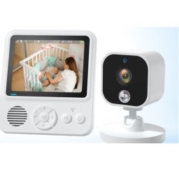 Video Baby Monitor PNI BM280 ecran 2.8 inch wireless 2.4 Ghz, senzor temperatura, VOX, vedere nocturna