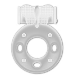 Inel penis Vibrating Butterfly Clear