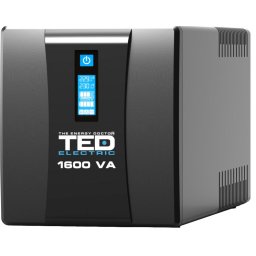 Ups 1600VA/900W LCD TED Line cu stabilizator 4 iesiri schuko TED004642
