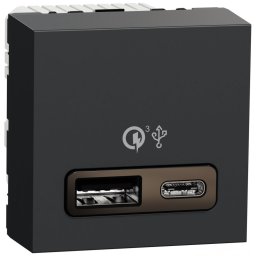 Incarcator rapid USB dublu A+C 18W Schneider Noua Unica NU301954