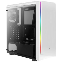 Carcasa Aerocool Rift White, tower case (white / black, window kit)