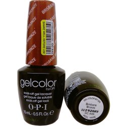 Opi, Gel Color, Semi-Permanent Nail Polish, GC A45, Brisbane Bronze, 15 ml