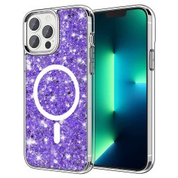 Husa Iphone 13 Pro Techsuit Sparkly Glitter magsafe mov