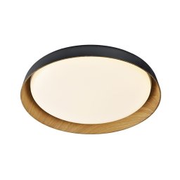 Plafonieră LED dimabilă Top Light SATELLITE LED/36W/230V 3000-6500K negru/maro + telecomandă