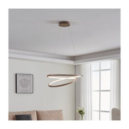 Lustră LED pe cablu Eglo 901139 RUOTALE LED/36W/230V 3000K bej