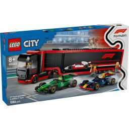 LEGO CITY CAMION F1 CU MASINILE F1 RB20 SI AMR24 60445 SuperHeroes ToysZone