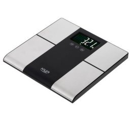 Cantar Adler AD 8165 personal scale Rectangle Black, Grey Electronic personal scale