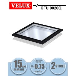 Fereastra pentru acoperis terasa fixa VELUX CFU 0020Q 2 sticle