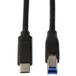 Cablu USB 3.0 B mufa – USB type C mufa 2m negru LOGILINK CU0163