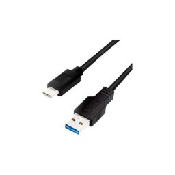 LOGILINK CU0168 - Cablu USB 3.2 Gen1x1, USB-A tata la USB-C tata, negru, 1 m