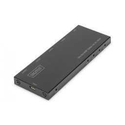 DIGITUS DS-45323 Ultra Slim HDMI Splitter 1x4 4K/60Hz HDR HDCP 2.2 18 Gbps Micro USB powered