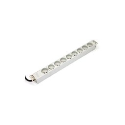 1U aluminum PDU rackmoun table 16A 9x outlet