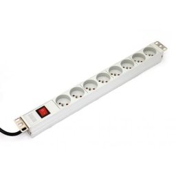 Prelungitor ASSMANN A-19-STRIP-2 IMP, 8x Shucko French, White