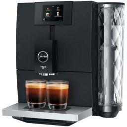 Espressor automat Jura ENA 8 Touch Full Metropolitan Black EC, 1450 W, 15 bar, 1.1 l, recipient boabe 125 g, 15 bauturi, pregatit WiFi, afisaj color, rasnita Professional Aroma, incalzire Thermoblock, meniu limba romana, negru