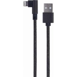 Cablu alimentare si date Cablexpert, USB 2.0 (T) la tip Lightning (T), 0.2m, Negru, CC-USB2-AMLML-0.2M