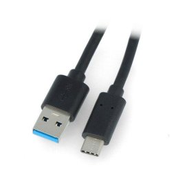 Lanberg USB Cable Type A - C 3.1 black - 1,8m