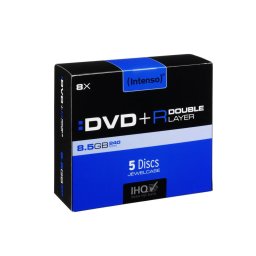 DVD+DL 8x JC 8,5GB Intenso 5 pieces