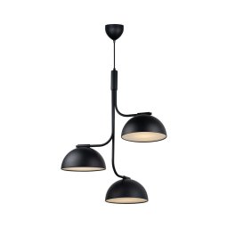 Lustră pe cablu DFTP by Nordlux TULLIO 3xE14/25W/230V negru