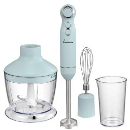 Mixer vertical Fram FHBL-RAC1200BL, 1200 W, motor DC, viteza variabila, cutit inox, bleu