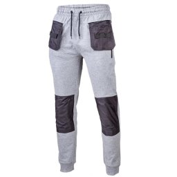 Pantalon trening cu buzunare aditionale / gri - m