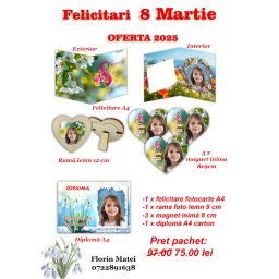 Pachet felicitari 8 martie