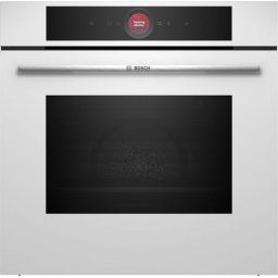 Cuptor electric incorporabil HBG7741W1, Multifunctional, 14 functii , Autocuratare pirolitica, Grill, Home Connect, Clasa A+, Alb