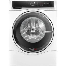 Masina de spalat rufe cu uscator Bosch WNC254A0BY, Seria 8, Spalare 10 kg, Uscare 6 kg, 1400 rpm, Clasa A, i-DOS, Iron Assist, Home Connect, Anti Stain, Auto Dry, Motor EcoSilence Drive, Alb