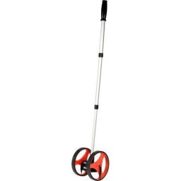 Roata masurare distante cu contor YT-71650, Aluminiu, Maner telescopic, Multicolor