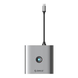 44323, 2 x USB-A 3.0, USB-C, 100W, Argintiu