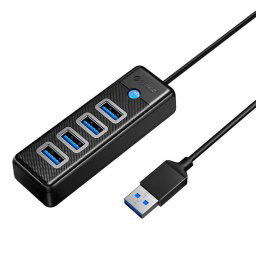 45721, 4x USB 3.0, 5 Gbps, Negru