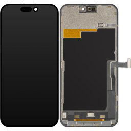 Piese si componente Display cu Touchscreen ZY pentru Apple iPhone 15 Pro Max, cu Rama, Versiune LCD In-Cell IC Movable, Negru