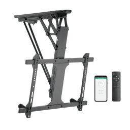 Suport TV de tavan motorizat cu telecomanda si Tuya App ML60AI diagonale 32" -70" max.35kg Negru