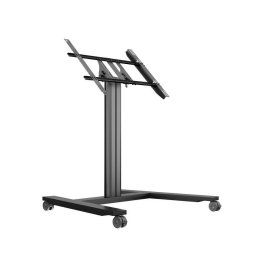 Stand TV podea mobil Multibrackets MB-6252, incl. 0-90º, tip masa, inaltime 110 cm, diagonale 32"-55", max. 80kg
