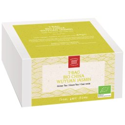 Demmers Teehaus T-Bag BIO China Wuyuan Jasmin ceai plic verde 20buc