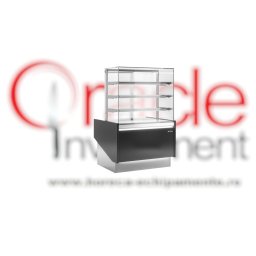 Vitrină expunere neutră 1250x900x1550 mm, patiserie, cofetărie Infrico