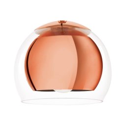 Abajur de rezervă din sticlă pentru lustră Eglo ROCAMAR d. 19 cm transparent