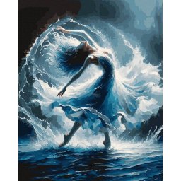 Set pictura pe numere, cu sasiu, Imponderabilitate, 40x50 cm