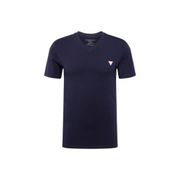GUESS Tricou bleumarin / roșu / alb