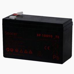 ACUMULATOR UPS SPACER 12V / 9Ah, terminal F2(T2), "SP-BAT-12V9AH"