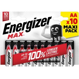 Energizer Max 437772 Battery AA LR6 10 pcs Eco pack