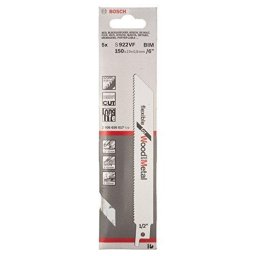 Bosch 5 Saber Saw Blades S 922 VF - 2608656017
