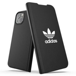 Husa Husa adidas OR Booklet Case BASIC FW21 for iPhone 13, black/white - 47086