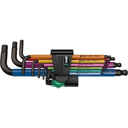 Set chei tubulare 950/9 Hex-Plus Multicolor 1 buc. metrice BlackLaser - 9 piese
